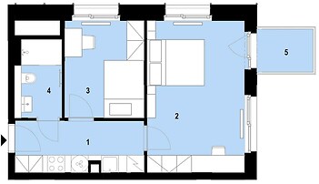 Praktické 2+1 s balkonem