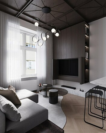 Prosvětlený byt 2+kk s balkonem, 5. NP