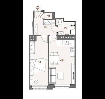 Prostorný byt 2+kk na Žižkově