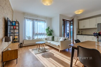 Obývací pokoj s kuchyňským koutem