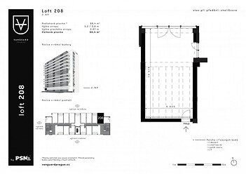 Loft 208 v rezidenci VANGUARD