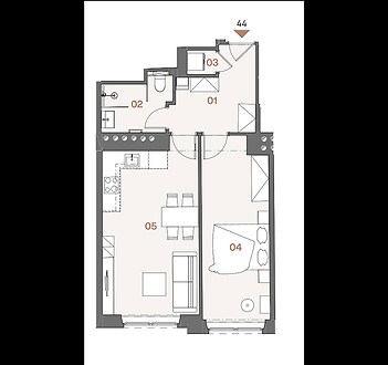 Prostorný byt 2+kk na Žižkově