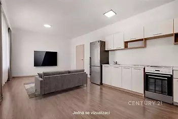 Vizualizace obývacího pokoje