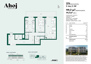 Velkorysý byt 3+kk v Modřanech