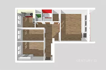 půdorys 3D