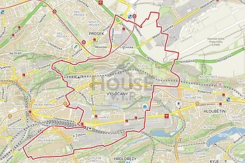 vysocany mapa cista