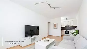 Vizualizace jak by mohl vypadat váš byt 2+kk, prodej Stříbrského,  Praha - Háje