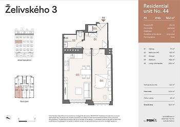 Prodej bytu 2+kk 47 m², Praha 3